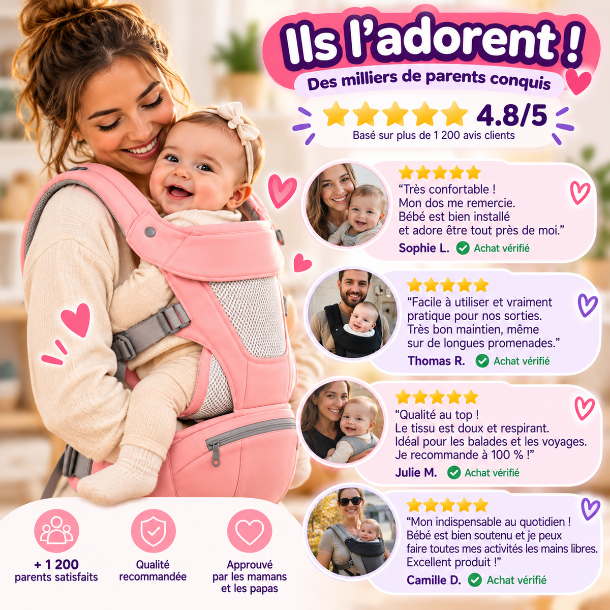 Porte bebe love | Ergo