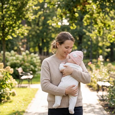 Bonnet bebe isolation thermique