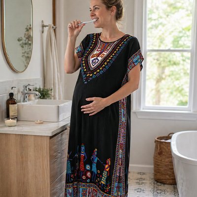 Robe grossesse décontractée